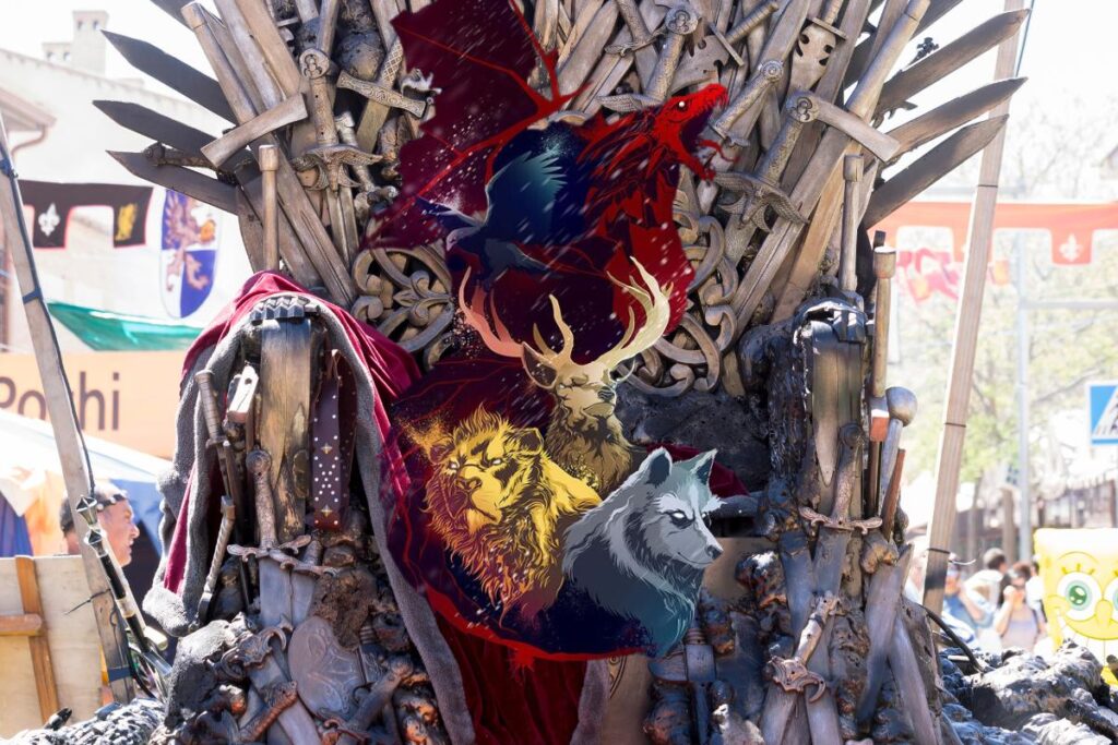 Animais em Game of Thrones - Imagem: Canva pró