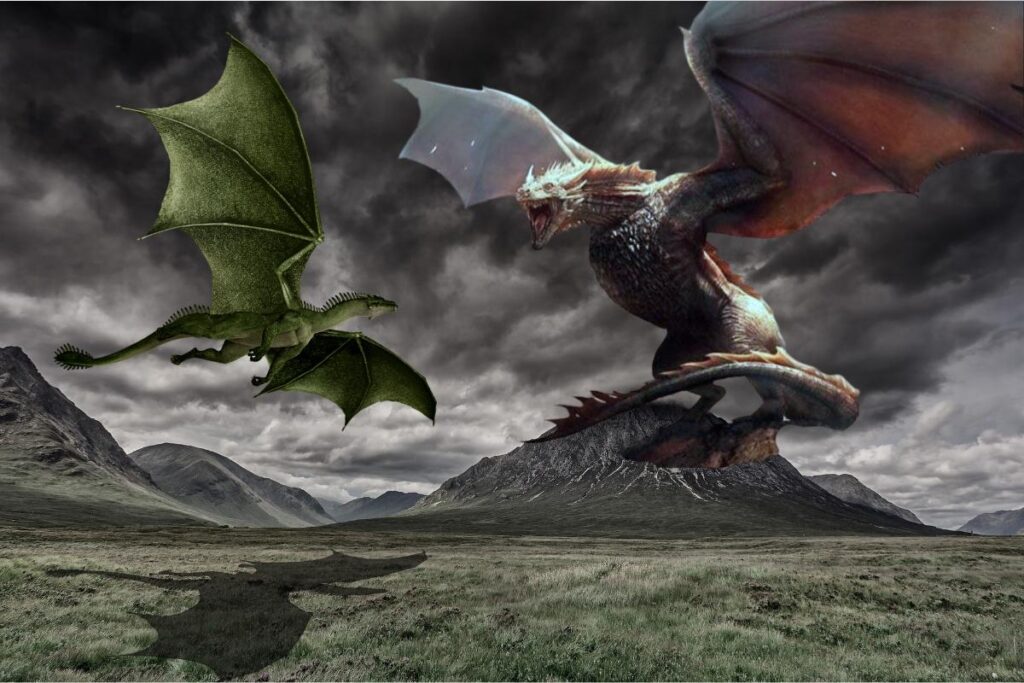 Qual a diferença entre um dragão e um Wyvern? - Imagem: Canva pró